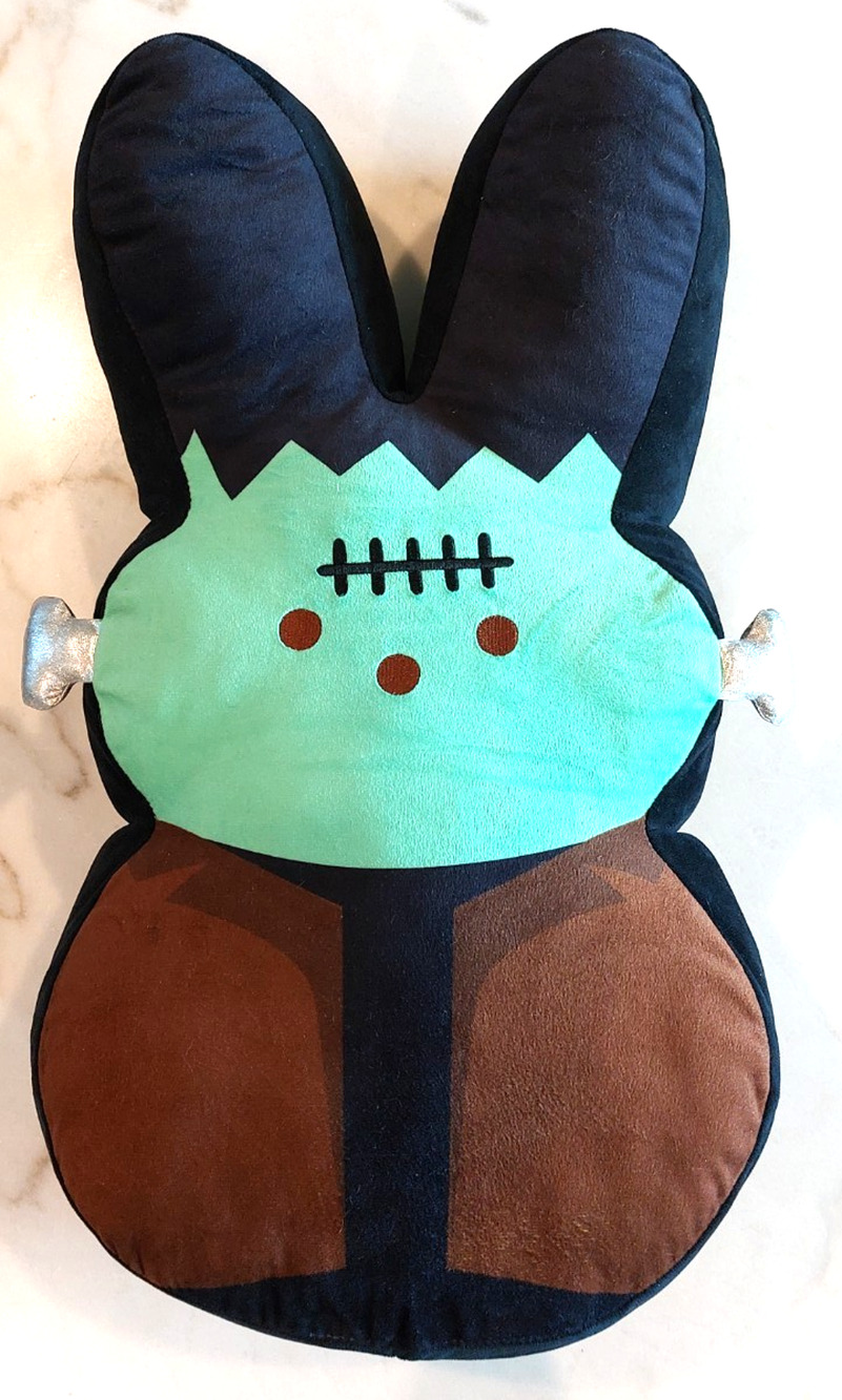 Halloween Peeps Jumbo 24" Frankenstein Bunny Plush 24"x15"x7"